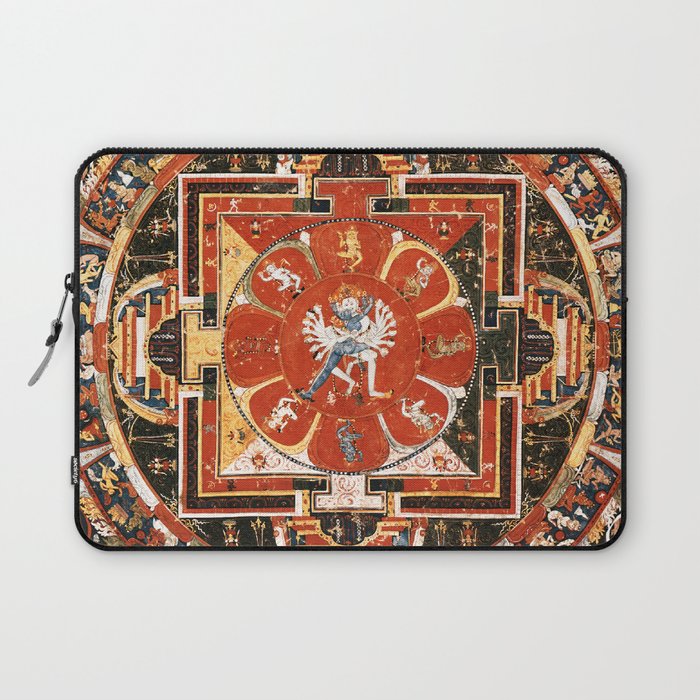 Mandala Of Hevajra Buddhist Deity Laptop Sleeve