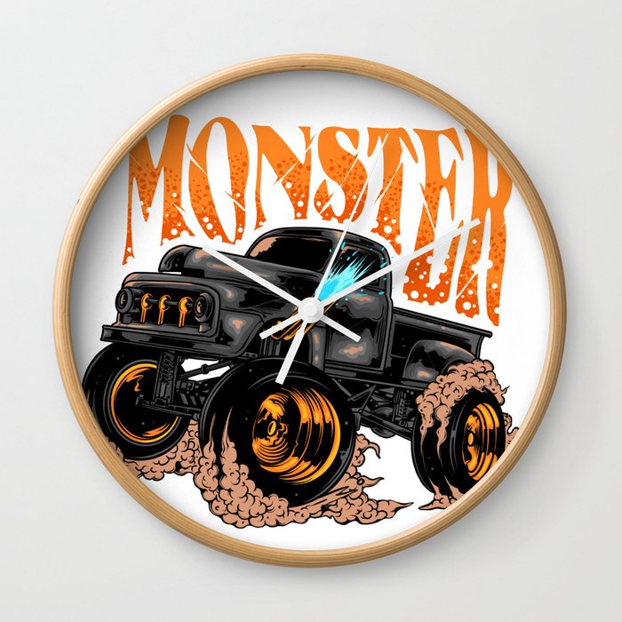 Monster Truck Wall Clock