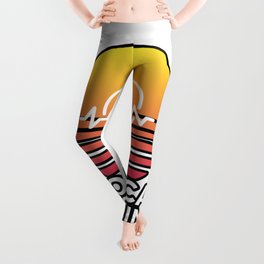 Biomedical Engineering Major Colorful Sunset College Student Graphic Leggings