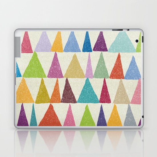 Analogous Shapes In Bloom. Laptop & iPad Skin