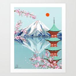 Mt. Fuji Art Print