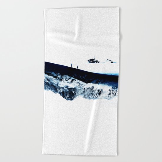 Hiking for Winter Beach Towel