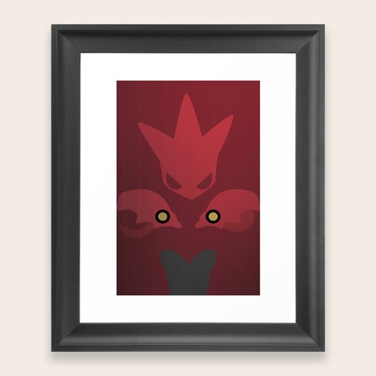 Scizor Framed Art Print