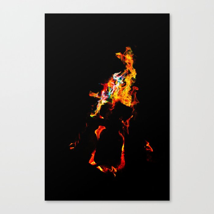 Bright Flames Canvas Print