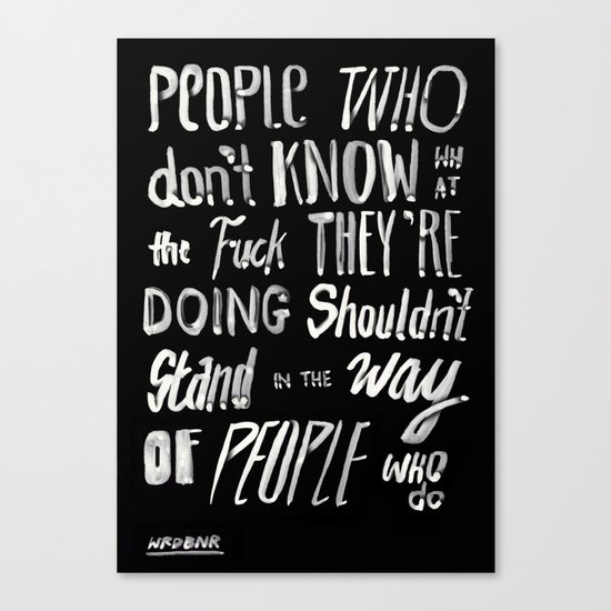 PEOPLE Canvas Print