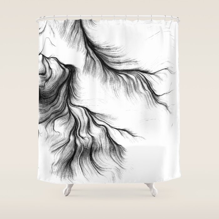 Tear Shower Curtain By Wobins Society6