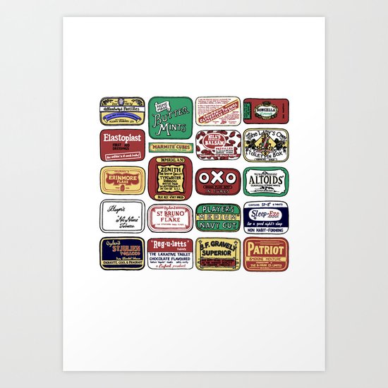 Tins Art Print