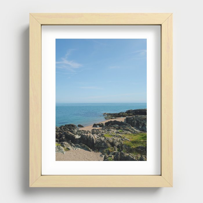 Rocky Beach Recessed Framed Print