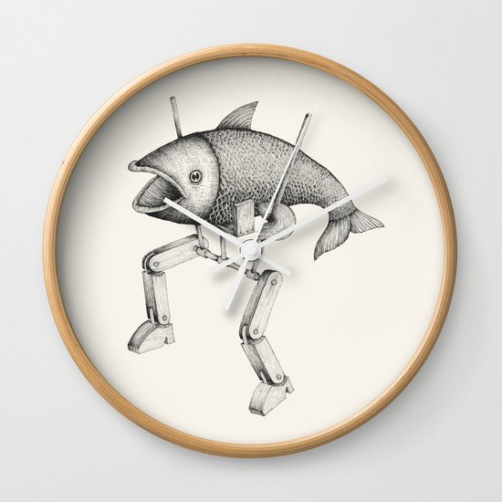 'Evolution I' Wall Clock