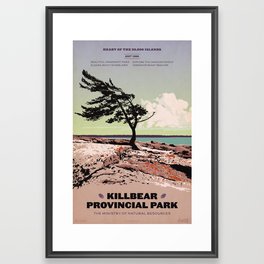 Killbear Provincial Park Framed Art Print