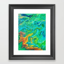 Colorful Ocean  Framed Art Print