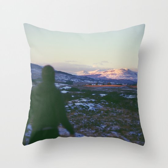 Looking Out To Snowdon Throw Pillow