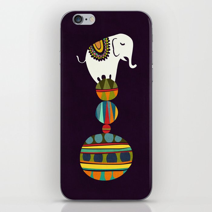 Elephant Circus iPhone Skin