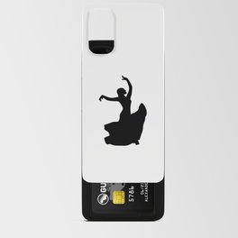 Flamenco Dancer in White Circle Android Card Case