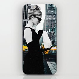 Photo Montage "Audrey in The City" iPhone & iPod Skin