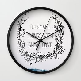 Small Things Wall Clock