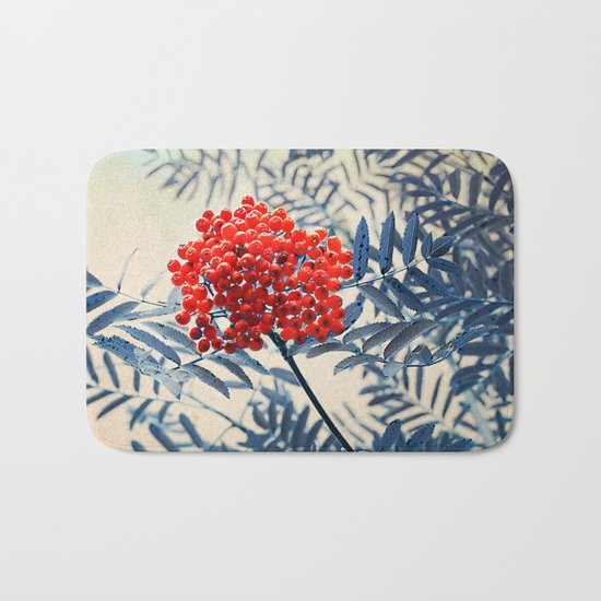 Rowan Berries Bath Mat