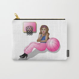 Fashion Basketball Girl Illustration Carry-All Pouch