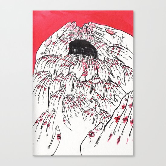 Keep Moving Forward. Please. Canvas Print