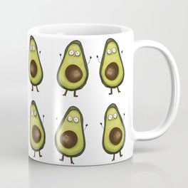 pattern happy avocado Mug