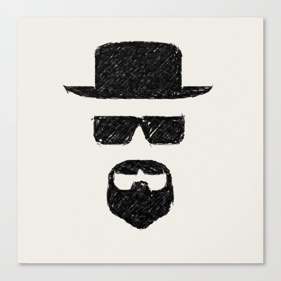 Heisenberg: Sketch Canvas Print
