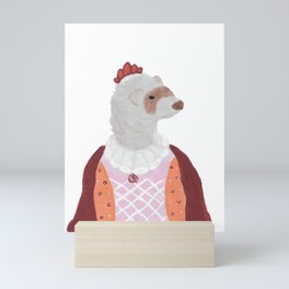 Queen Ferret Mini Art Print