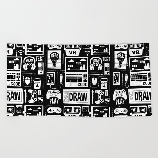 It's a Game Dev World Beach Towel