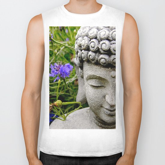 Peace Through Flowers Biker Tank