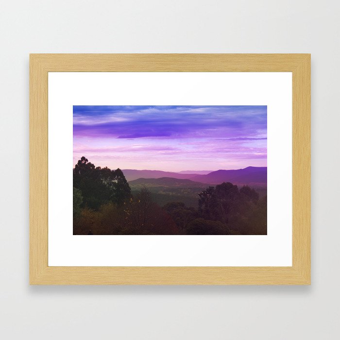 Purple haze  Framed Art Print