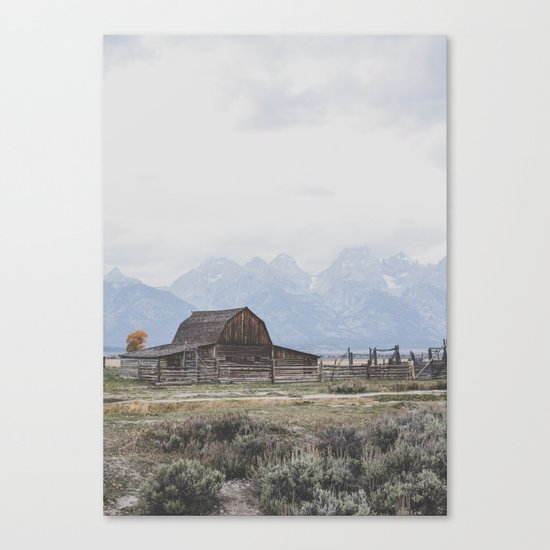 Mormon Row Canvas Print
