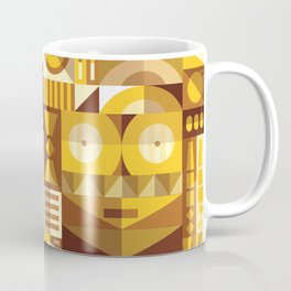 "C-3PO Grid" by Happyminders Coffee Mug