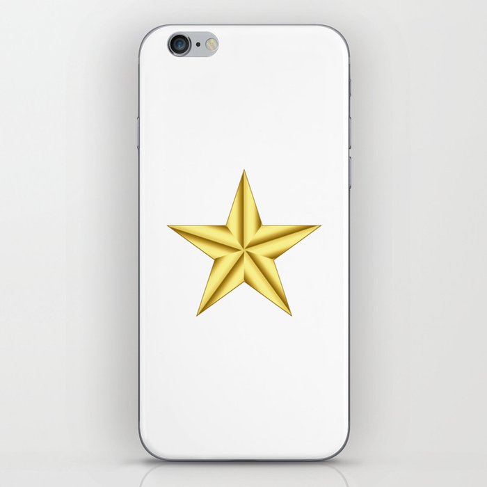 Military General Gold Star iPhone Skin