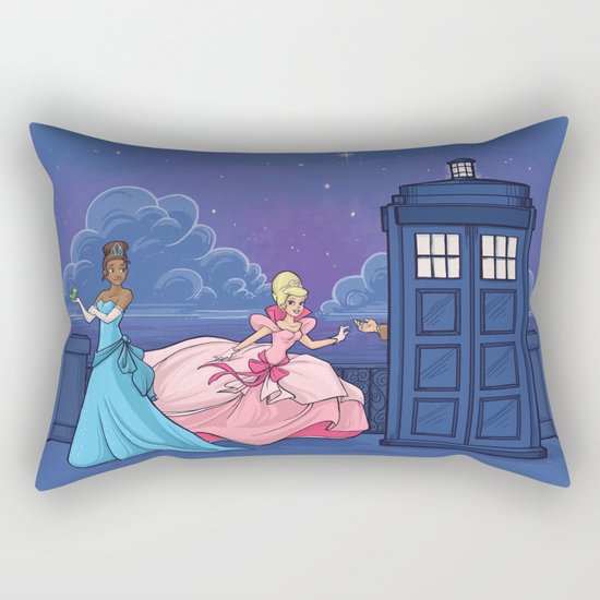 The Princess and the Doctor Rectangular Pillow