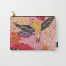 Finches and Lanterns Carry-All Pouch
