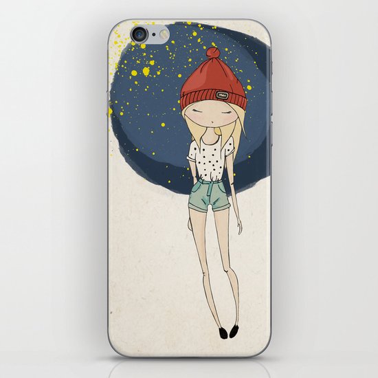 Ange - Fashion illustration iPhone & iPod Skin