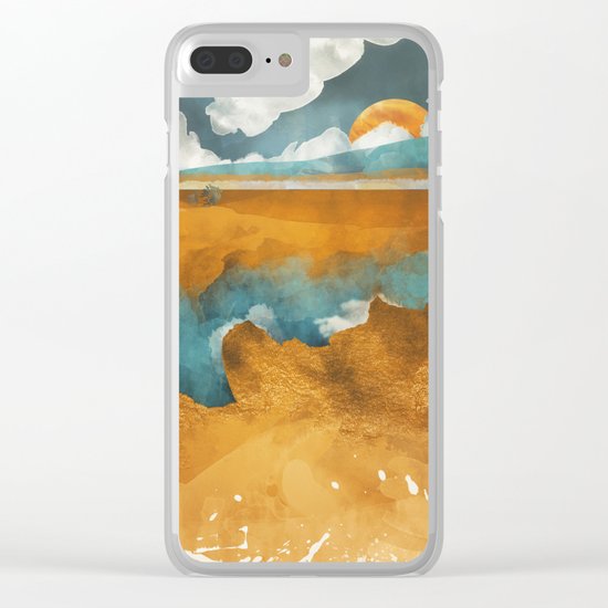 Desert River Clear iPhone Case