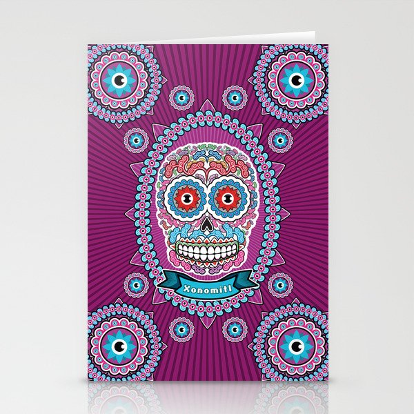 Mexican Skull Stationery Cards