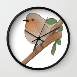 robin Wall Clock