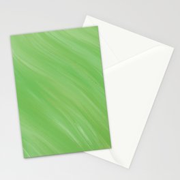 Green Pastel Liquid Wave Stationery Card