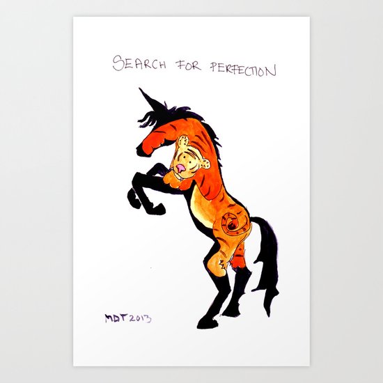Search for Perfection Art Print