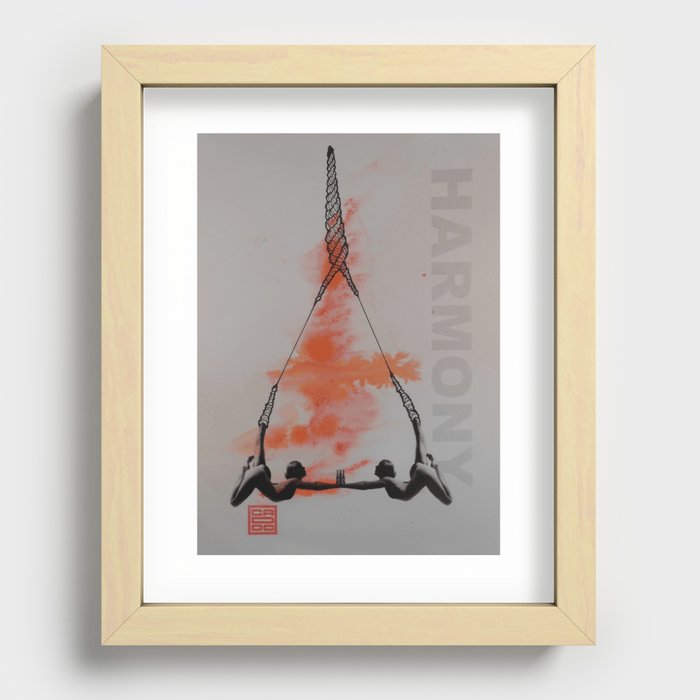 YOGA Harmony Recessed Framed Print