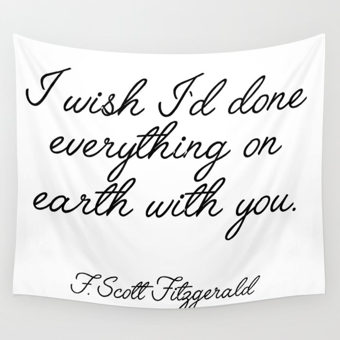 I wish I'd done everything Wall Tapestry
