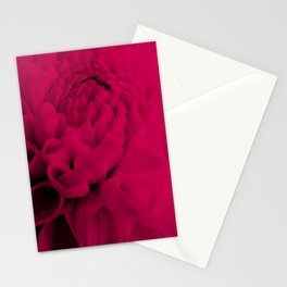 Mardigras Pink Dahlia Macro Stationery Card