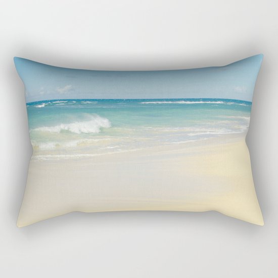 Beach Love the Secret Heart of Wonder Rectangular Pillow