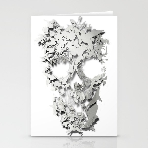 Simple Skull Stationery Cards