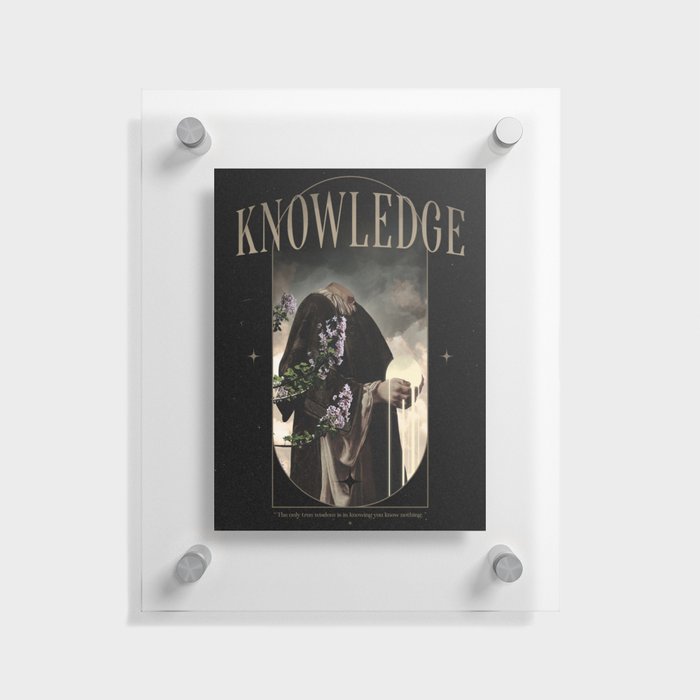 Knowledge Floating Acrylic Print