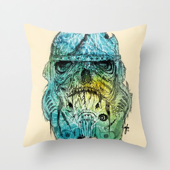 Storm Zombie Throw Pillow