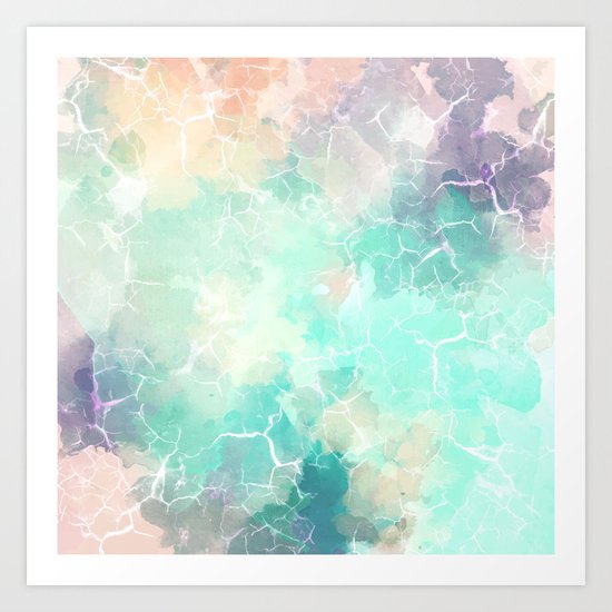 Marble Art Print