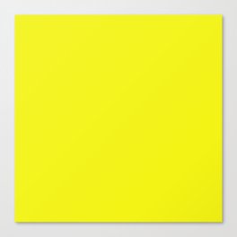 Fluorescent yellow Canvas Print