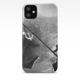 Raising a Flag over the Reichstag iPhone Case